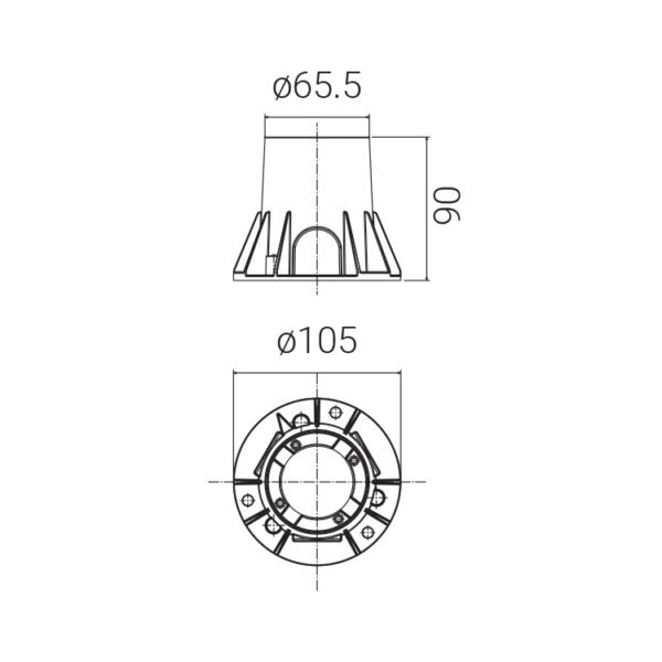 Tillbehör CLOCK - in-ground box - Bild 2
